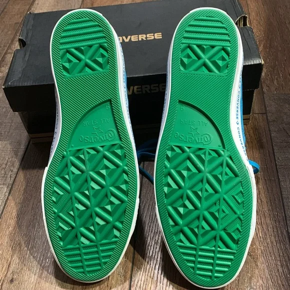 Converse men’s sz 9 women’s sz 11 nib one star OX Hawaiian ocean/jolly g… - Picture 8 of 14